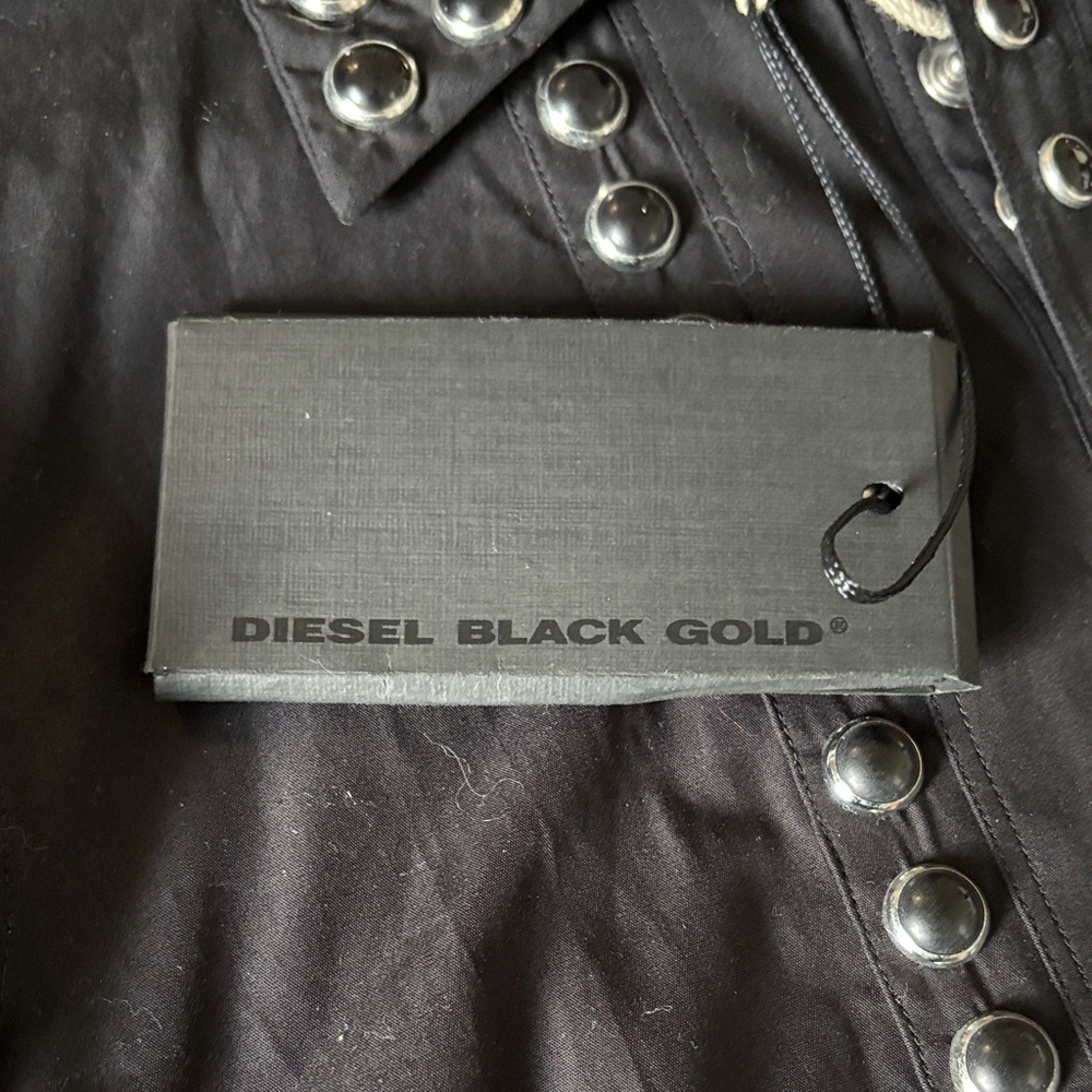 Diesel Black Gold Button Down Shirt - Black - Picture 9 of 10